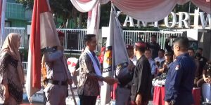 Bendera Kirab Pemilu Lusuh Saat Tiba di Probolinggo, PLH Ketua KPU Kota Probolinggo: Bukti Perjuangan Butuh Pengorbanan