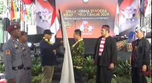 Kirab Pemilu 2024 dari Jalur IV Tiba di Surabaya