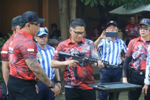 Peringati Hari Bhayangkara ke-77, Waka Polda Jatim Buka Lomba Menembak Kapolda Cup