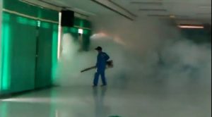 Jelang Kedatangan Jemaah Haji dari Tanah Suci, Asrama Haji Dilakukan Fogging 