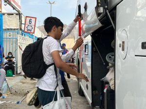 Jemaah Nafar Tsani Mulai Tinggalkan Mina