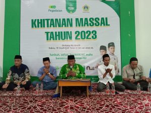 Gandeng PT Pegadaian, NU Care-LAZISNU Gresik Gelar Khitan Gratis