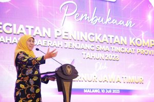 Gubernur Khofifah : Bahasa Mengajarkan Nilai dan Norma Kehidupan serta Peradaban