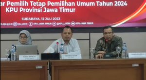 KPU Jatim Tetapkan Daftar Pemilih Tetap Pemilu 2024