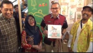 Kunjungan ke Surabaya, Menparekraf : Ekosistem Ekonomi Kreatif Kolaborasi dengan Industri Film