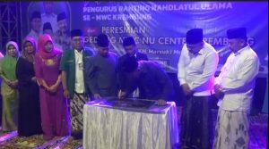 19 Ranting NU se-MWCNU Krembung Dilantik Serentak