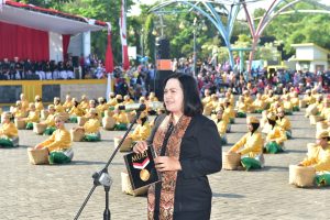 Pagelaran 1.569 Penari Boran dan Gebyar 4.540 Sego Boran Pecahkan Rekor Muri