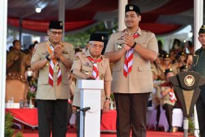 Hadiri Peringatan Hari Pramuka ke-62, Wapres Minta Anggota Gerakan Pramuka Tingkatkan Semangat Berkarya