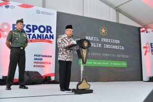 Wapres Lepas Ekspor Sejumlah Komoditas, Representasi Semangat Kemerdekaan di Bidang Pertanian