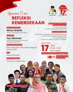 HUT ke-78 RI, GUSDURian Gelar Upacara dan Refleksi  Kemerdekaan Virtual