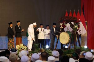 Menhan Prabowo Dampingi Presiden Jokowi Hadiri Pembukaan Muktamar Sufi Internasional