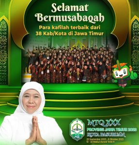 Diikuti 1.812 Kafilah, MTQ XXX Jatim Mulai Berlangsung di Kota Pasuruan, Gubernur: Dekatkan Generasi Muda pada Alqur’an!