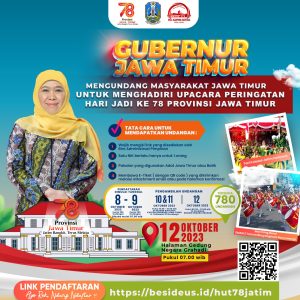 Ada Atraksi Drumband Hingga Sendra Tari, Peringatan Hari Jadi Jatim di Grahadi Terbuka untuk 780 Undangan Umum. Begini Cara Daftarnya