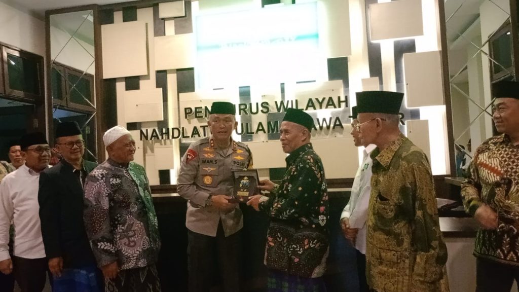 Baru Dilantik, KAPOLDA Imam Sugianto Langsung Silaturahim ke PWNU Jatim