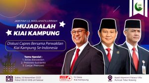 Angkat Isu Pedesaan, Forum Mujadalah Kiai Kampung dengan Tiga Capres Digelar Hari Ini