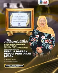 Raih Penghargaan sebagai Kepala Daerah Peduli Penyiaran Lokal dari KPID Jatim, Gubernur Khofifah Tekankan Pentingnya Industri Penyiaran di Era Disrupsi