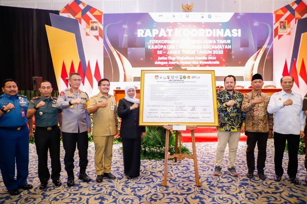 Ketua Bawaslu Jatim Apresiasi 9 Komitmen Forkopimda Kawal Pemilu 2024