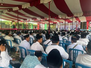 Ratusan Kiai Kampung Rejo Semut Ireng Sragen Komitmen Menangkan Prabowo Gibran