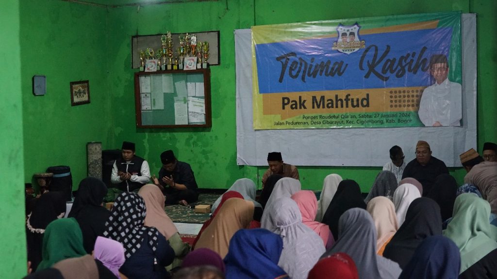 Ratusan Warga Nahdliyin Ciburayut Hadir dalam Acara SAPUJAGAD Dukung Ganjar Mahfud