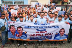 Gabung Gaspoll Bro, Relawan Airin Kompak Menangkan Prabowo-Gibran