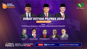 Siarkan Live Debat Capres, TV9 Ajak Pemilih NU Pahami Secara Utuh Isu Pertahanan dan Geopilitik Global