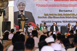 Halaqoh Kebangsaan, Mahfud MD Temui Ratusan Tokoh dan Alim Ulama di Ponpes Abu Syamsuddin