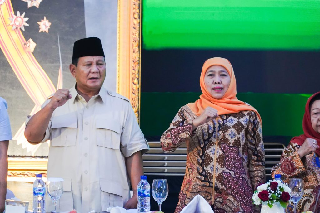 Khofifah dan Tim Pemenangan 02 Bertemu Prabowo di Hambalang