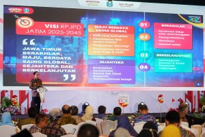 Pj. Gubernur Adhy: Wujudkan Visi Jatim Berakhlak, Maju, Berdaya Saing Global, Sejahtera, dan Berkelanjutan