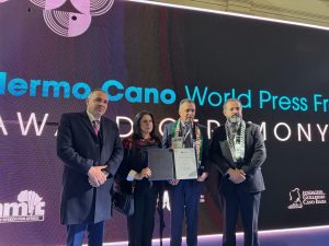 Jurnalis Palestina Peliput Gaza Dianugerahi Penghargaan Kebebasan Pers Dunia UNESCO/Guillermo Cano 2024