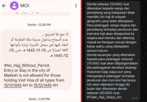 Saudi Kirim Sms Blast Larangan Haji tanpa Dokumen Resmi