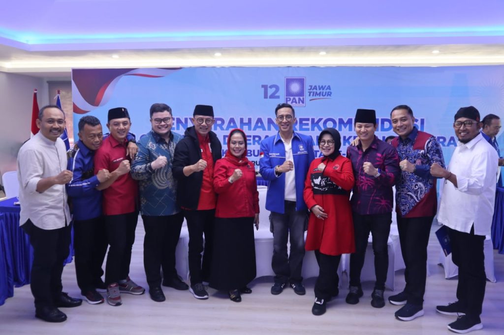 PDIP & PAN Jatim Rekom 6 Incumbent Maju Krmbali di Pilkada 2024