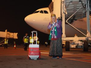 Tandai Fase Pemulangan, Kloter Pertama Debarkasi Surabaya Tiba di Bandara Juanda