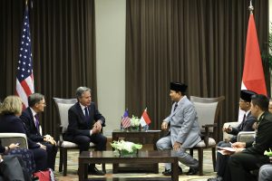 Menhan Prabowo Bertemu Menlu AS di Yordania, Bahas Upaya Gencatan Senjata Permanen di Gaza