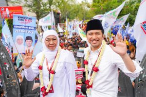 Didukung 15 Parpol, Khofifah-Emil Jadi Pendaftar Pertama Pilkada Jawa Timur 2024