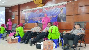 Peringati Hari Lalulintas Bhayangkara ke-69, Ditlantas Polda Jatim Gelar Donor Darah Bhakti Kesehatan