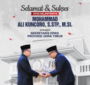 Pj. Gubernur Jatim Lantik M. Ali Kuncoro sebagai Sekretaris DPRD Jatim