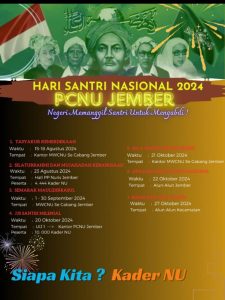 PCNU Jember Siapkan Rangkaian Kegiatan untuk Hari Santri Nasional 2024