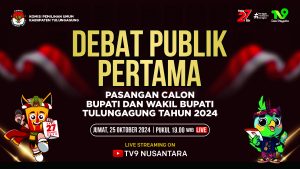 4 Paslon Pilkada Tulungagung Siap Adu Visi dan Gagasan Malam Ini