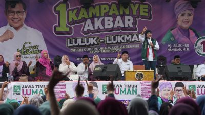 Surat Cinta Luluk untuk Masyarakat Jatim Akhiri Kampanye Akbarnya