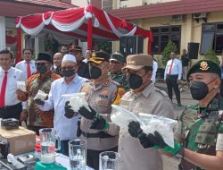Polres Pasuruan Apel Gelar Pasukan dan Pemusnahan Barang Bukti