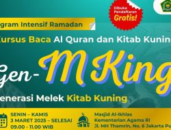 Kemenag Buka Kursus Baca Al-Qur’an dan Kitab Kuning di Ramadan 1446 H, Sila Daftar!