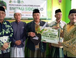 Launching BMTNU Sukodono, PCNU Sidoarjo Serahkan Hadiah 1 Unit Sepeda Motor