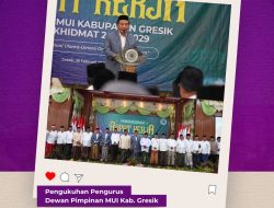 Pengukuhan MUI Gresik 2024-2029, Kiai Mutawakkil Jelaskan Tiga Program Strategis