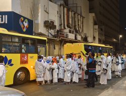 Bus Shalawat Inklusif Siap Antar Jemput Jemaah dari Hotel ke Masjidil Haram