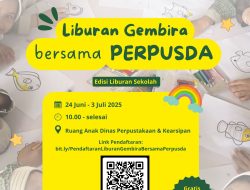 Disperpusip Kabupaten Gresik Ajak Anak-anak Isi Liburan Sekolah dengan Kegiatan Seru dan Menyenangkan