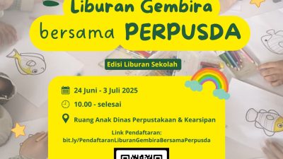 Disperpusip Kabupaten Gresik Ajak Anak-anak Isi Liburan Sekolah dengan Kegiatan Seru dan Menyenangkan