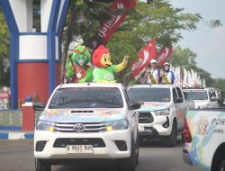 Kirab Api Porprov Jatim IX 2025 Disambut Meriah Warga Kota Batu