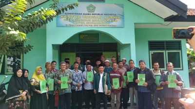 Ikrar Wakaf Massal MWCNU Mulyorejo Surabaya