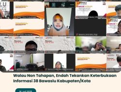 Bawaslu Jatim Minta Bawaslu Kabupaten/Kota Maksimalkan Keterbukaan Informasi di Luar Tahapan Pemilu