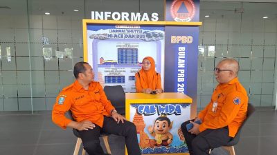 Cek Persiapan di Bandara Juanda, Kolaborasi Jawa Timur Siap Sukseskan Peringatan Bulan PRB 2025 di Mojokerto Raya
